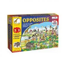 Creatives Opposites, 3 in 1 Pack, Age 5 & Above, 25 Jumbo Pieces