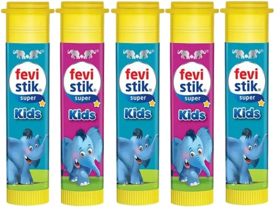 Pidilite Fevistik Super Kids Glue Stick – 8 gm Pack of 5