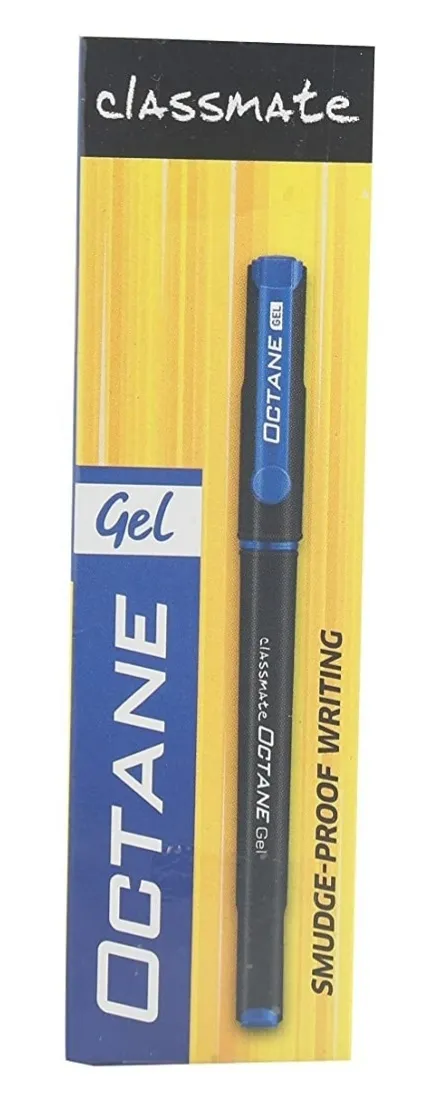 Classmate Octane Gel Pen- Blue Pack of 1 Monobox