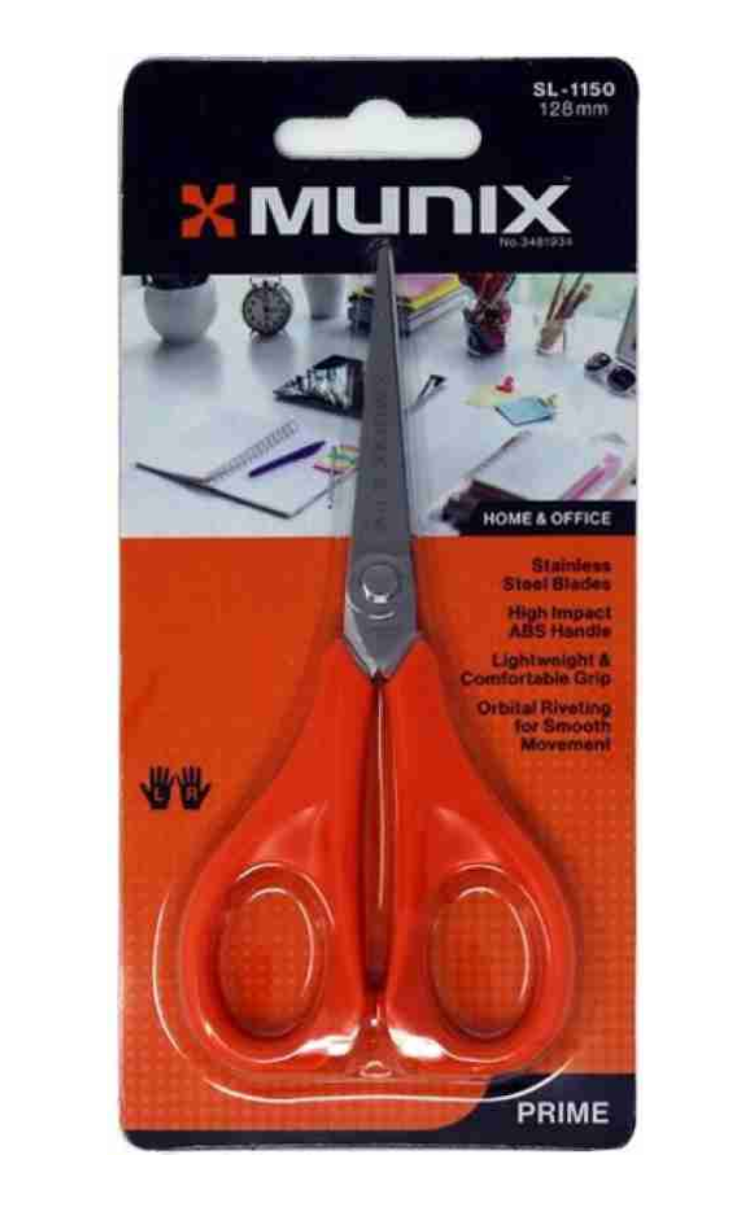 Kangaro Munix Scissors SL - 1150 , 128 mm, General, Home & Office Pack of 1
