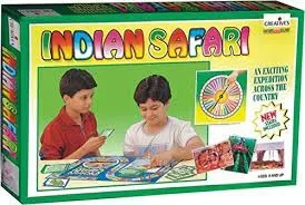 Creatives Indian Safari, Board Game, Age 9 & Above