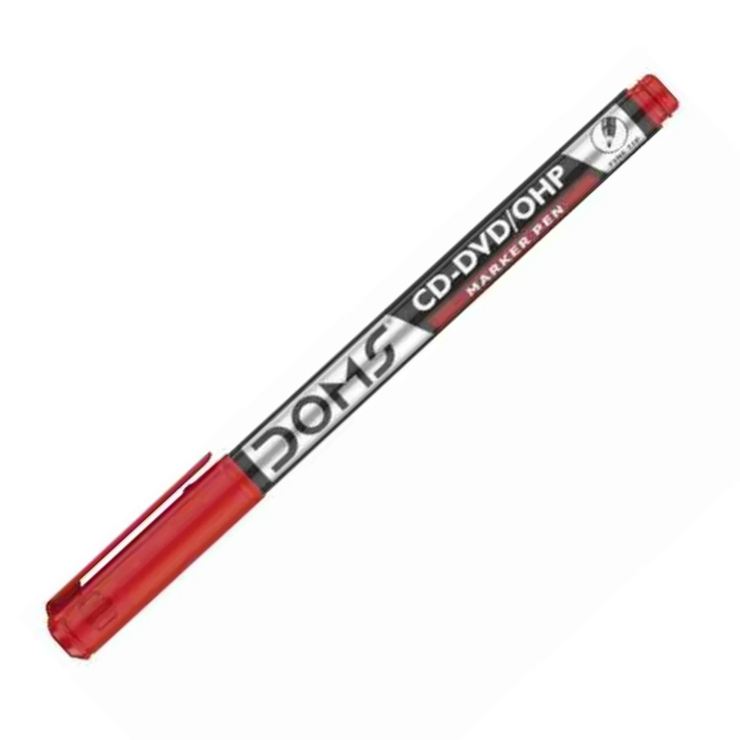 Doms CD- DVD/OHP Marker Pen, Red Color, Pack of 1