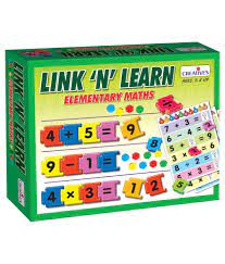 Creatives Link 'N' Learn, Elementary Maths, Age 5 & Above, Activity Game