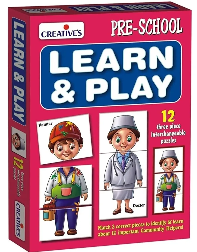 Creatives Learn & Play Multi Colour Card Game Early Learning Game