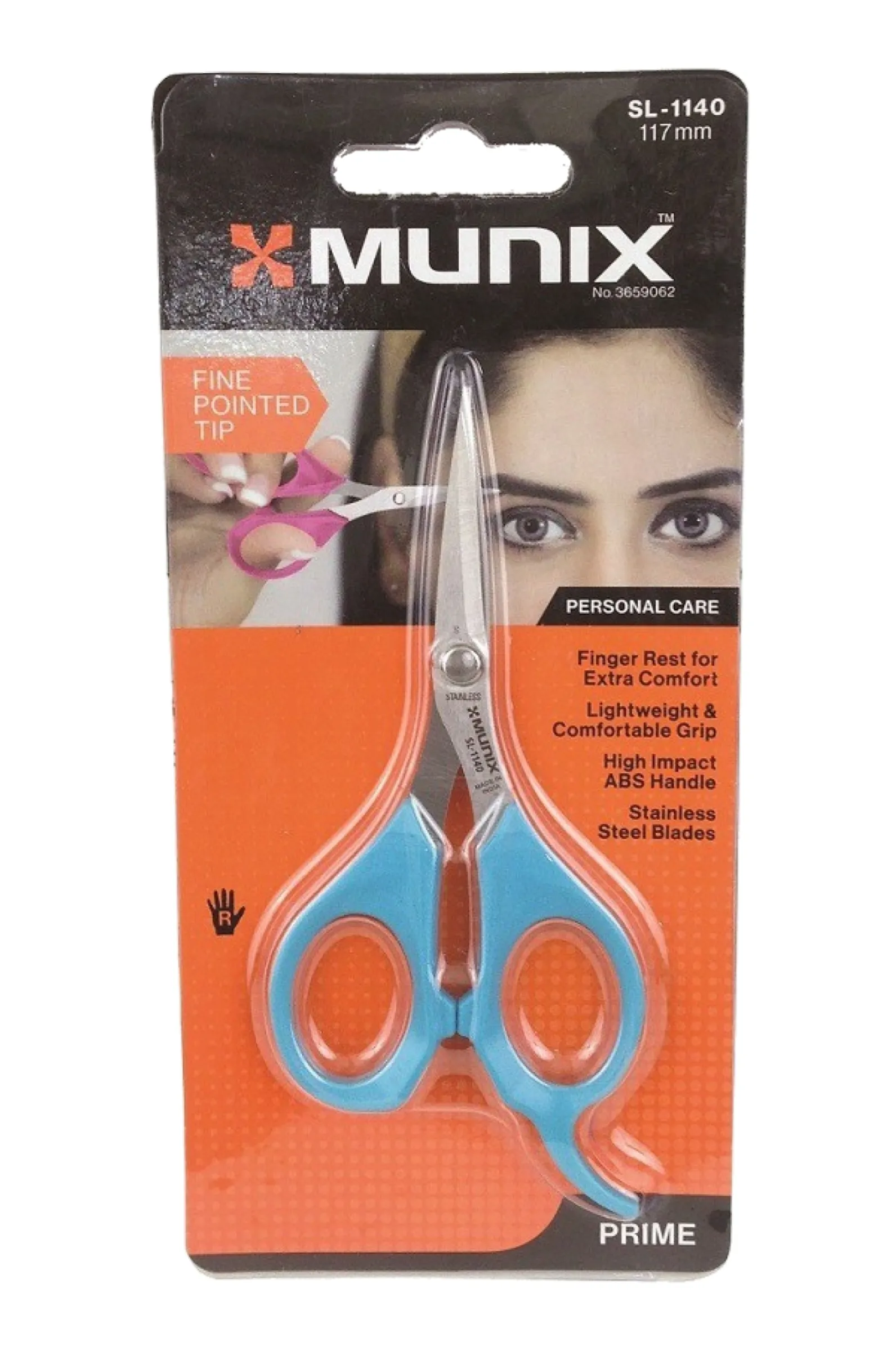 Kangaro Munix Scissors SL- 1140, 117 mm , Fine Pointed tip, Pack of 1