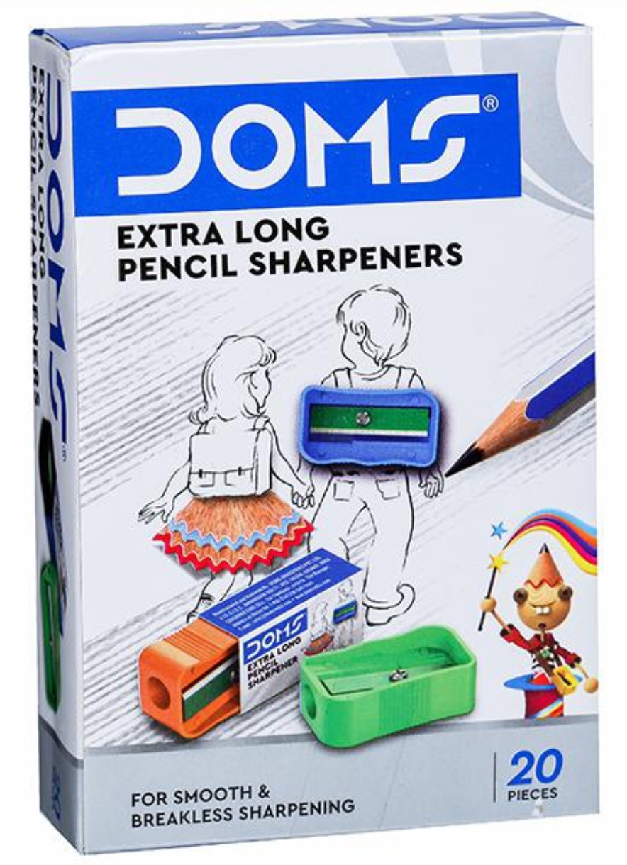 Doms Extra Long Pencil  Sharpener 1 Pack of 20 Sharpener