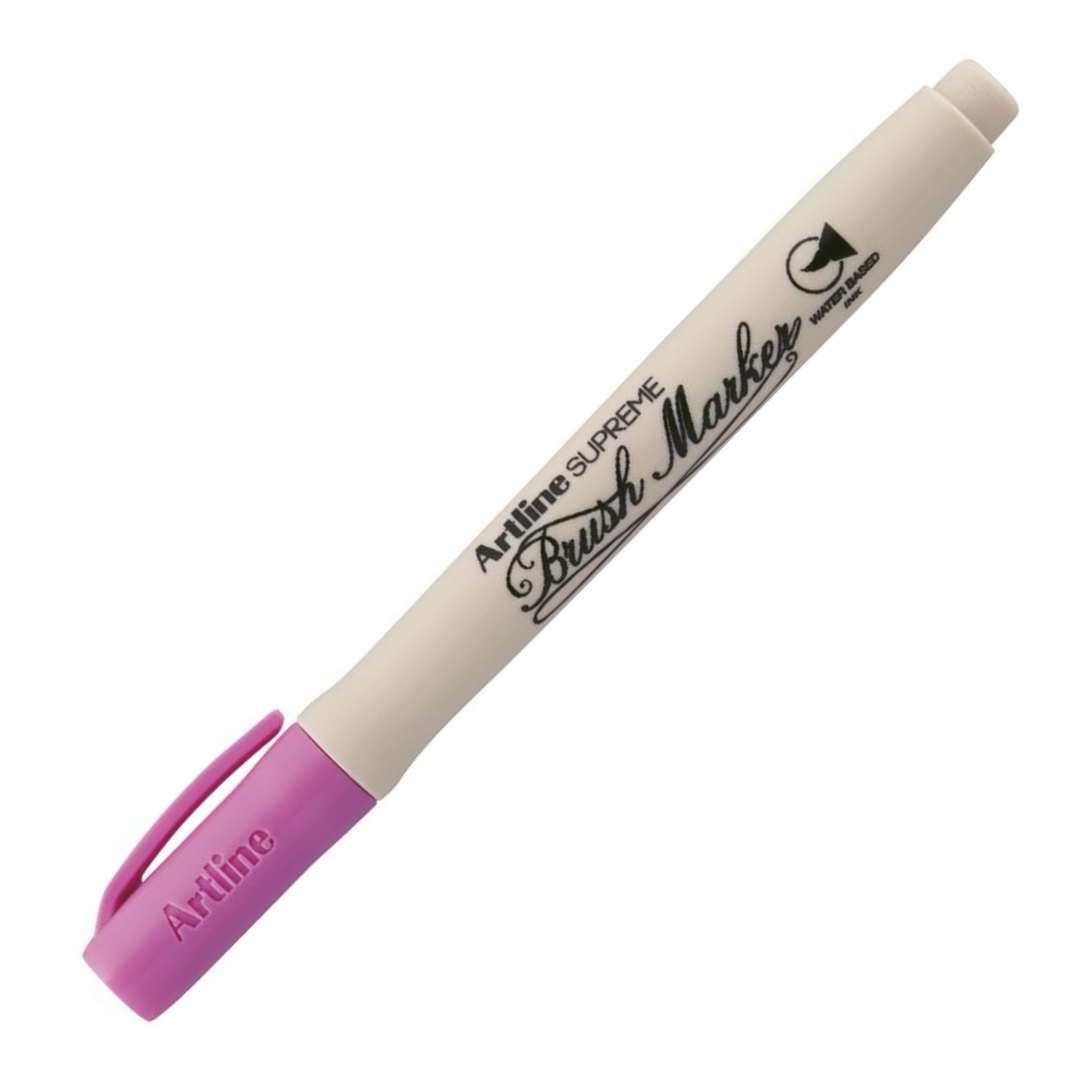 Artline Supreme Brush Marker Pen Pink Colour Marker Pack of 1