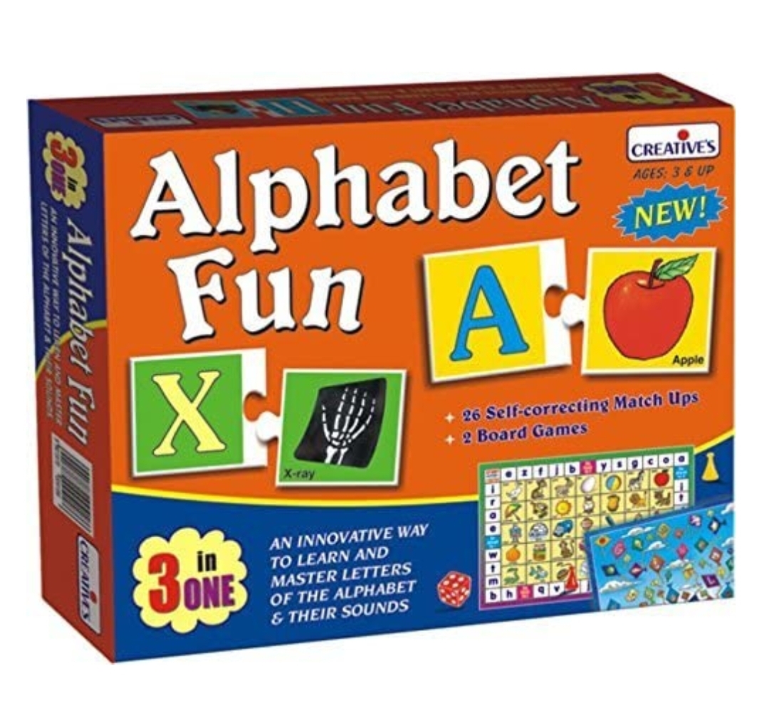 Creatives Alphabet Fun Puzzle Multi Colour 3 in 1 Puzzle