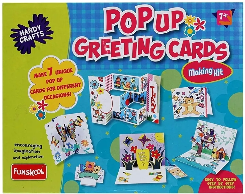 Funskool Handy Craft Pop Up Greeting Cards Multi Colour