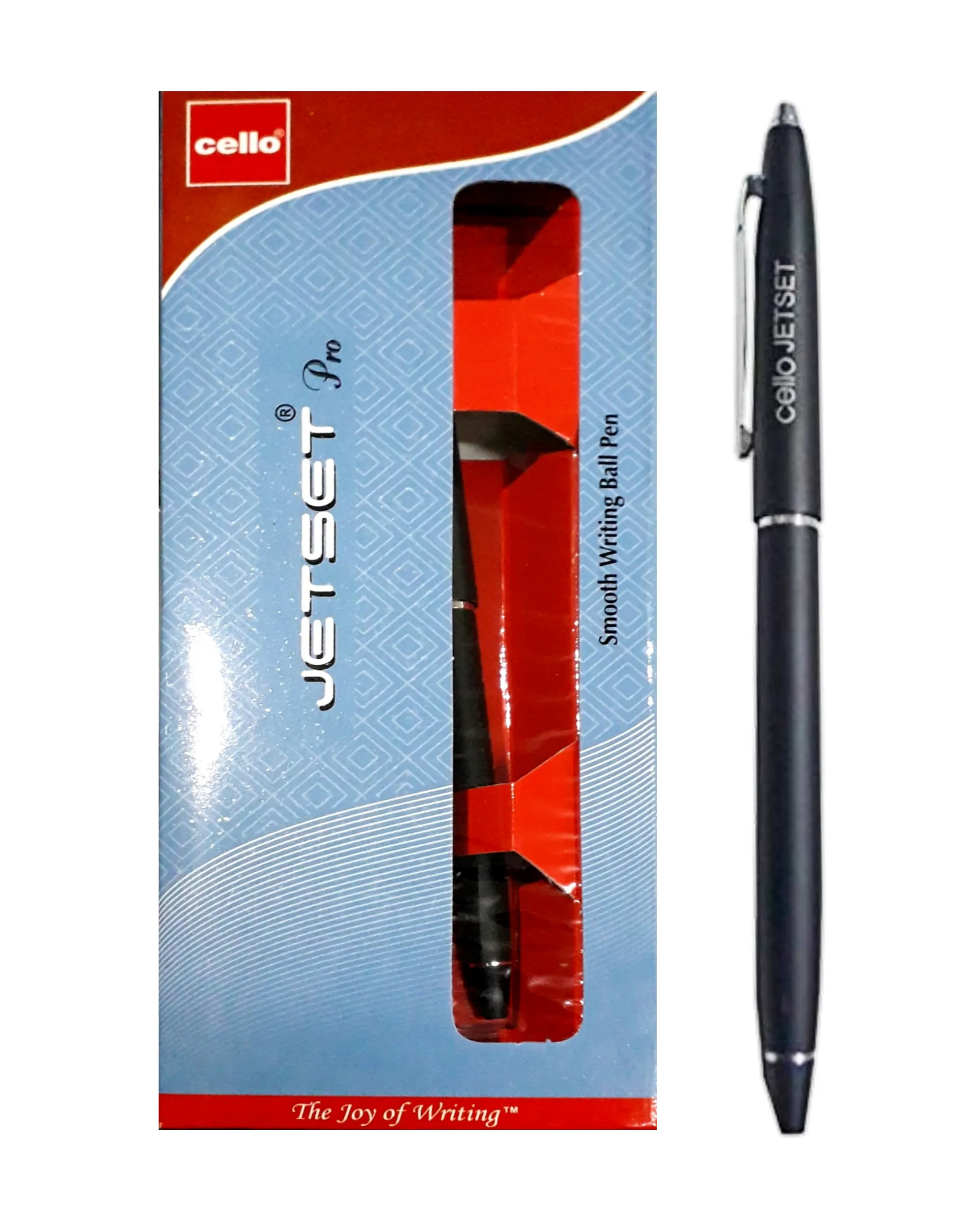 Cello Jet Set Pro Ball Pen Smooth Writing Ball Pen Retractable Pen Pack of 1