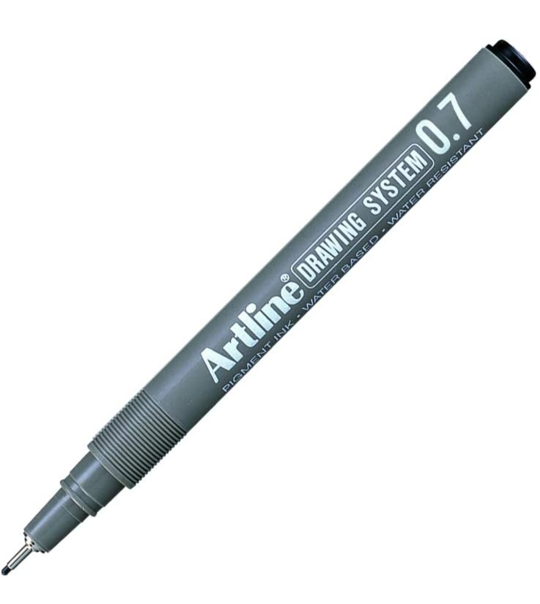 Artline Drawing System Artistic Technical Pen 0.7 mm Point Size Pack of 1