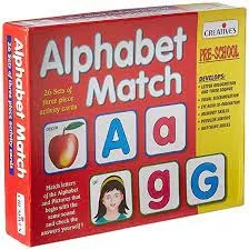 Creatives Alphabet Match, Pre - School, Age 3 & Above, Recognition Game