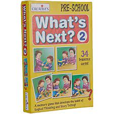Creatives What's Next? No. 2, Pre- School, Age 4 and Above, 5 & 6 Step Sequencing