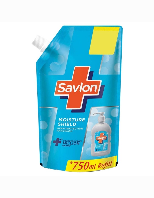 Savlon Moisture Shield Germ Protection Liquid Handwash Refill Pouch, 750 ml