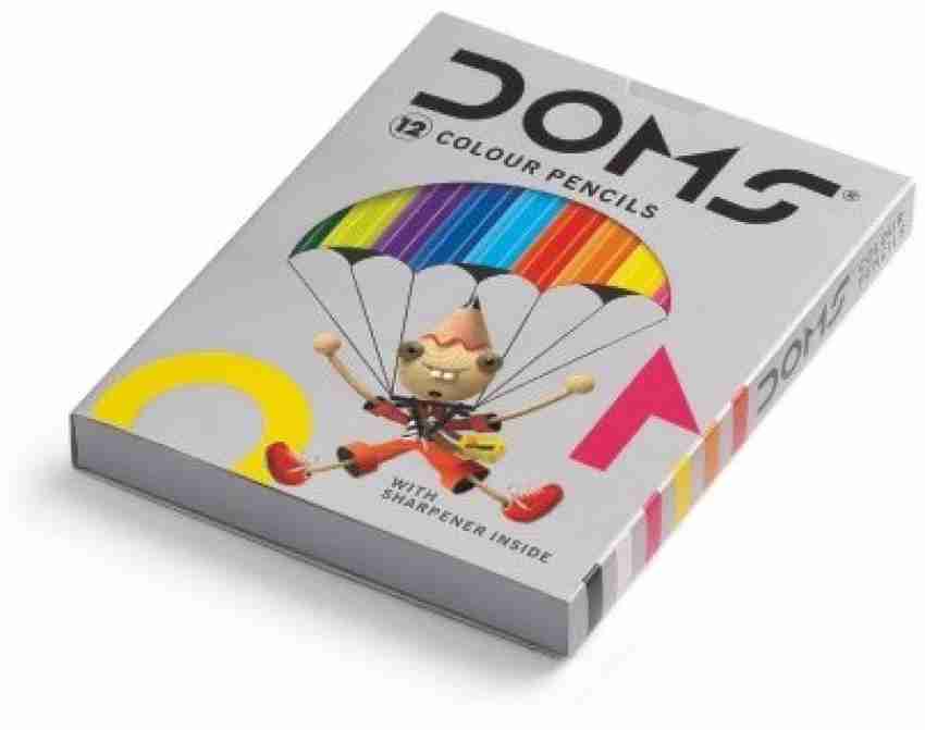 Doms HSC 12 Shades Colour Pencil Pack of 1