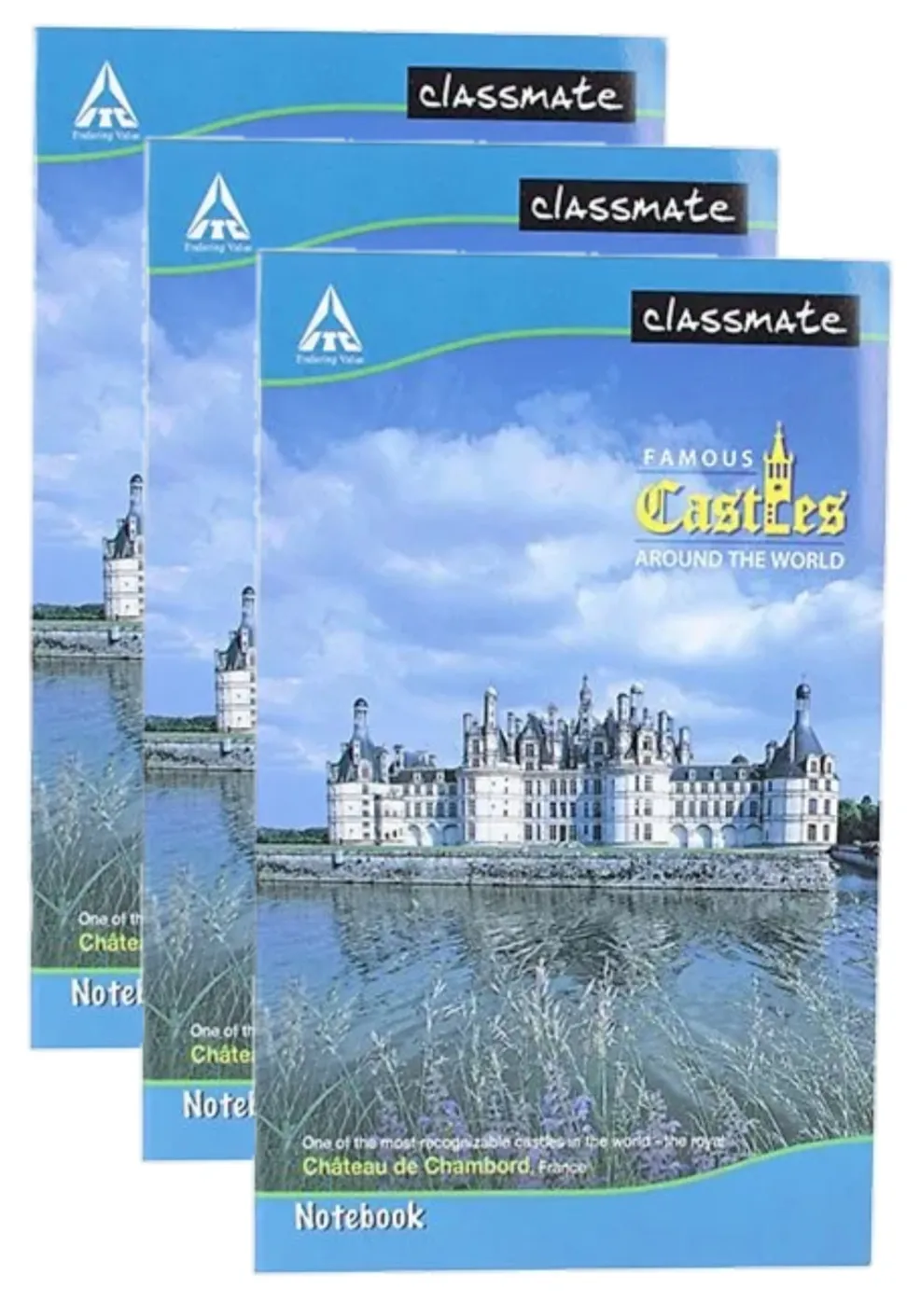 Classmate Single Line Long Notebook Soft Cover 120 Pages 272X167mm Pack of 3