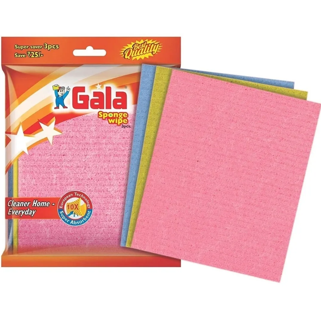 Gala Kitchen Sponge Wipe, Pack of 3