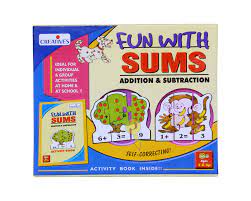 Creatives Fun With Sums, Addition & Subtraction, Activity Book, Age 5 & Above