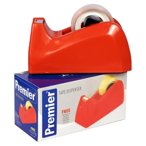 Premier Classic Tape Dispenser (Pack of 1) with Free Adhesive Tape
