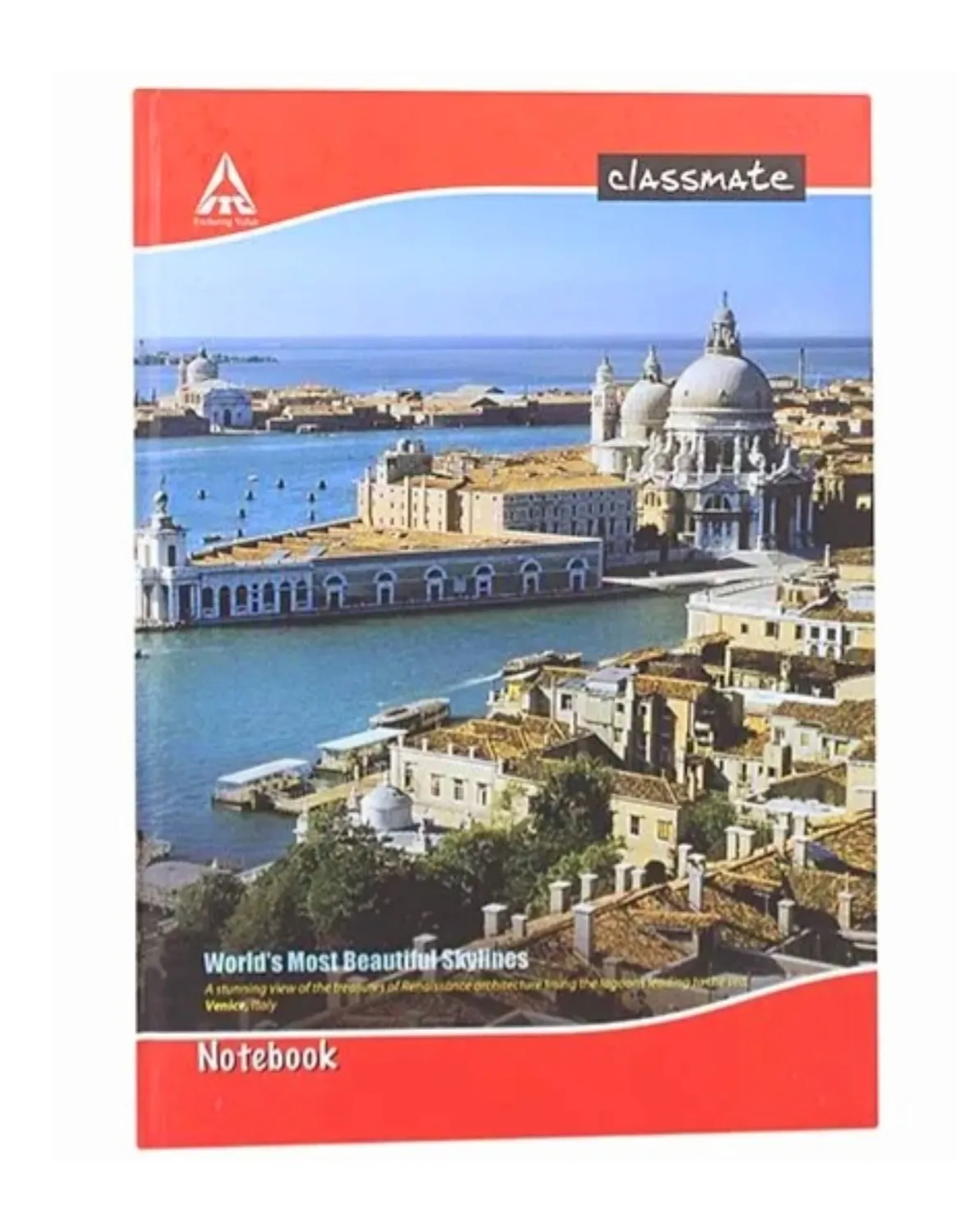 Classmate Unruled Notebook, 172 Pages, 27.2 X 16.7 cm, Pack of 1