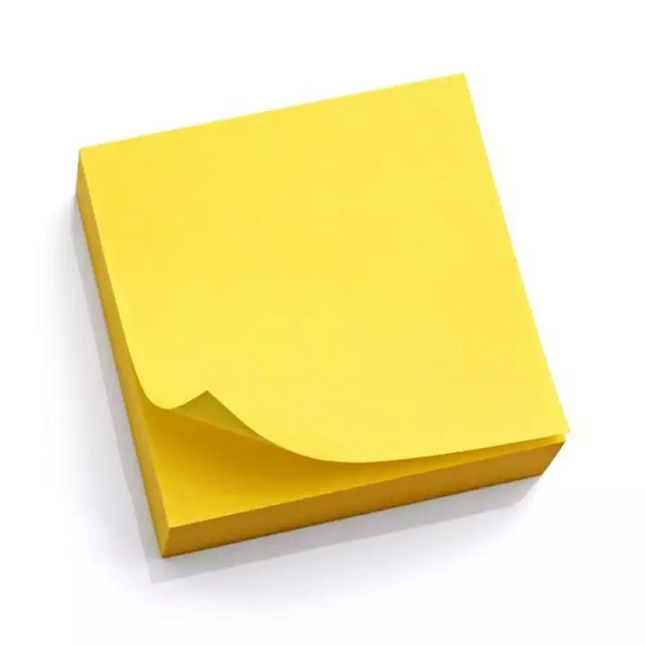 Oddy Self Stick Repositionable Notes 3"X3" (75X75 mm) 5 Pack of 100 Sheets