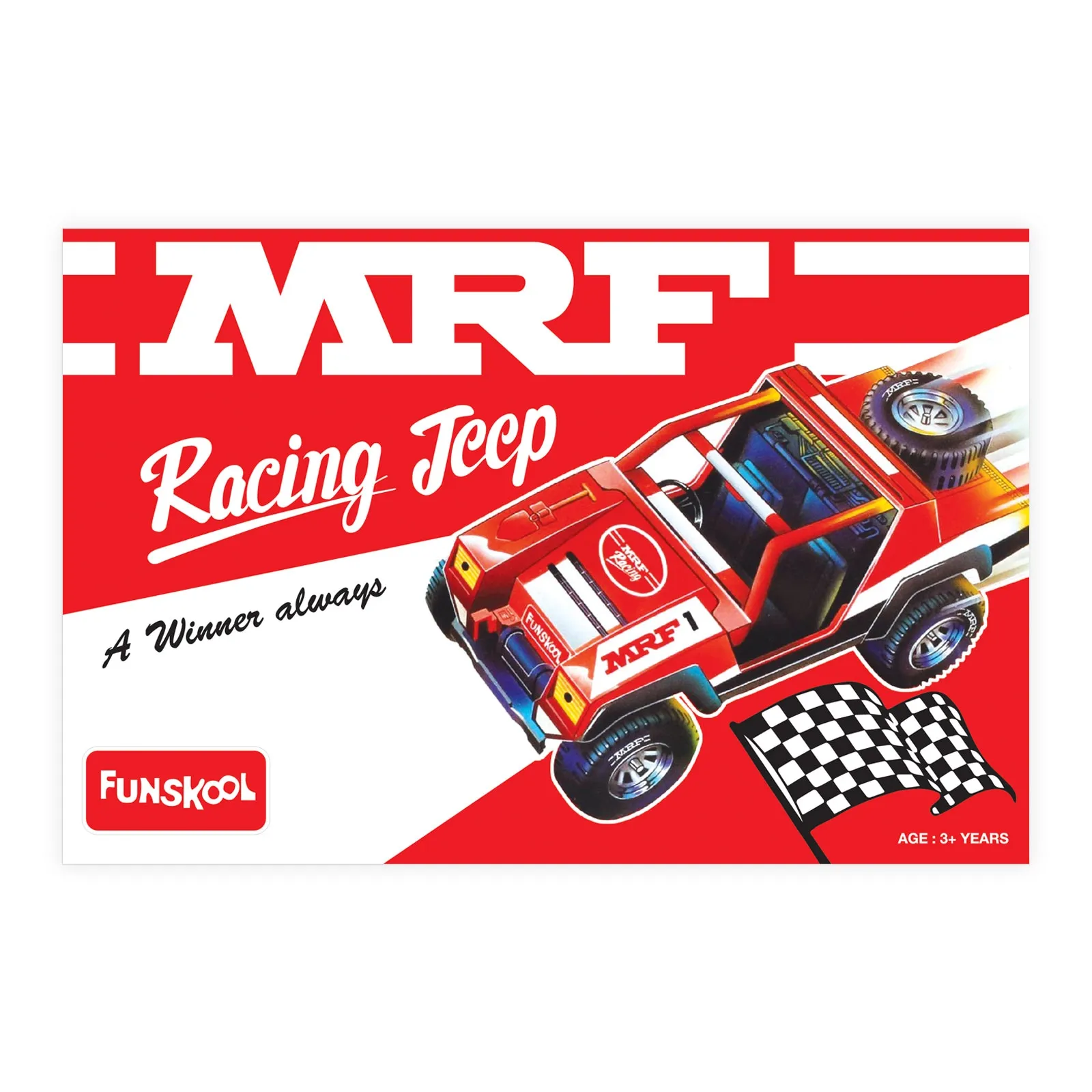 Funskool MRF Racing Jeep Red Colour Ready to Race