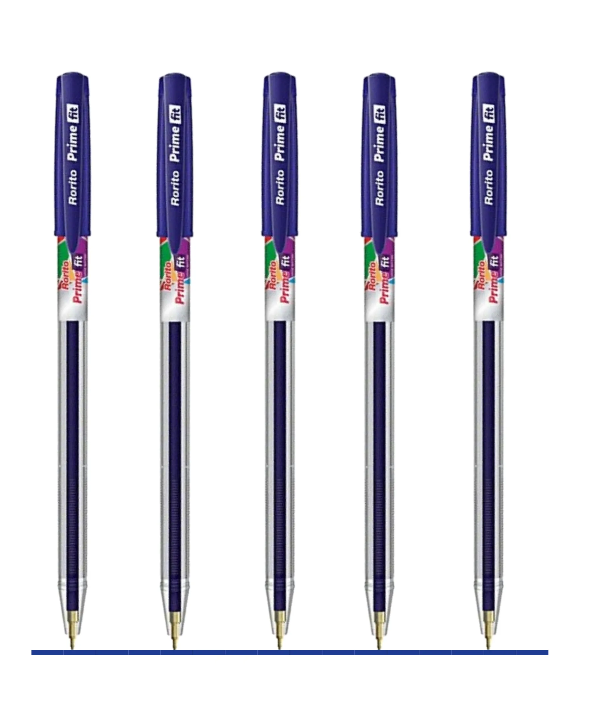 Rorito Prime Fit Ball Pen (Blue) - Pack of 5