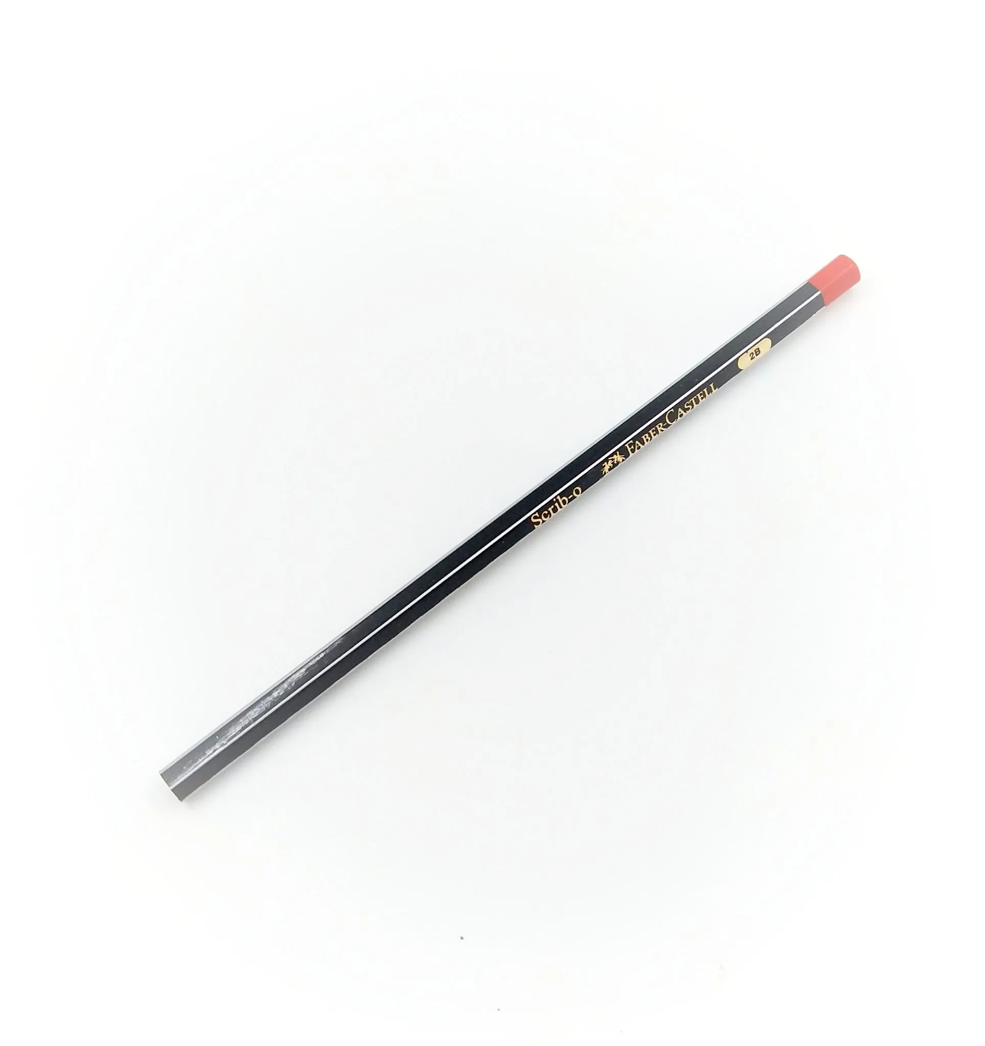 Faber Castell 10 Scrib- O Pencils Hexagonal With 1 Eraser & 1 Sharpener 5 Pack of (10 Pencils) each