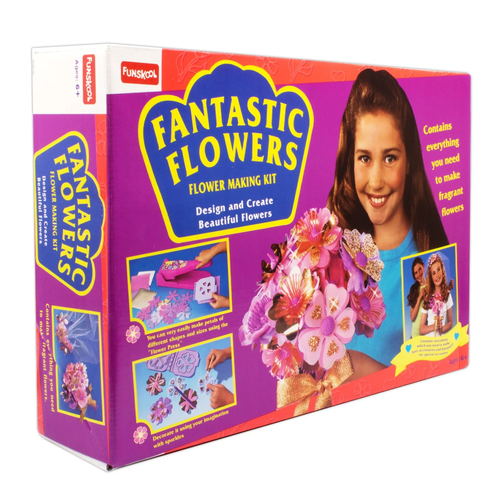 Funskool Fantastic Flowers Multi Colour Flower Making kit