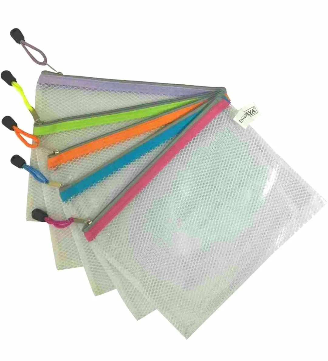 Saya PVC Zipper Bag, SY - 2305, Nylon Zip Bag, 1 Pack of 1 Bag