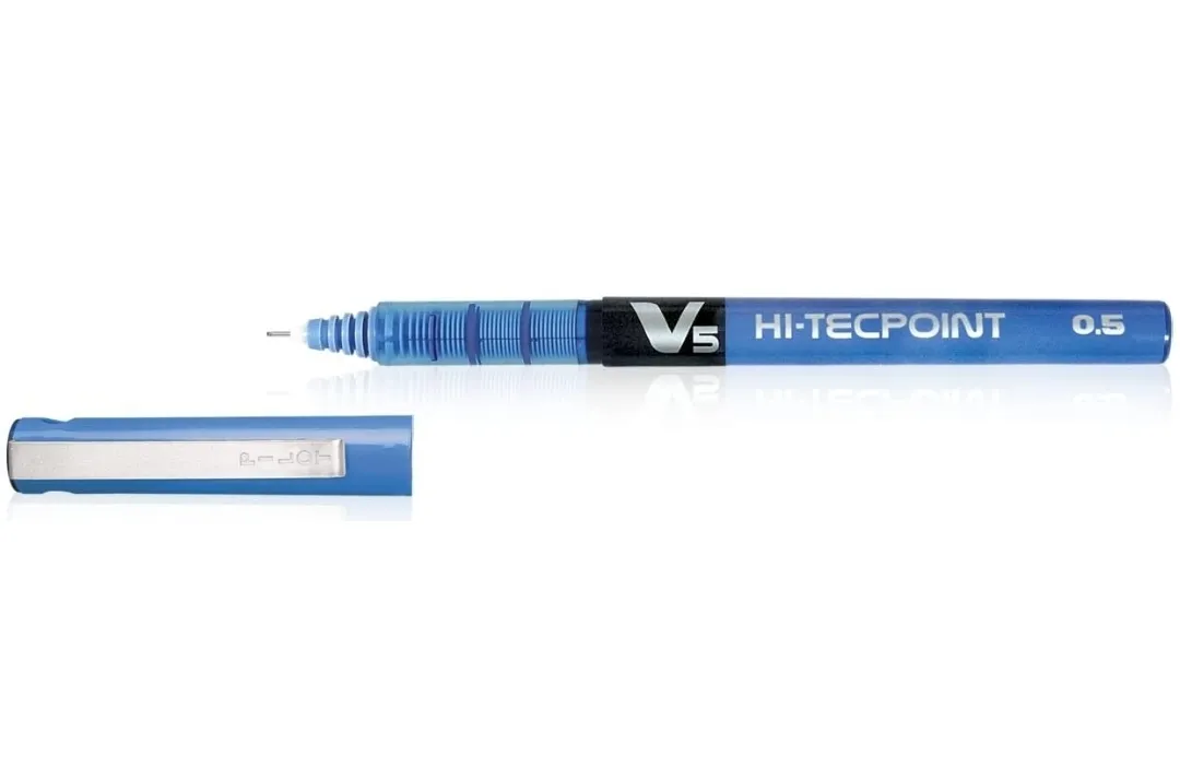 Pilot Hi-Tecpoint V5 Pen, Blue ,Pack of 1