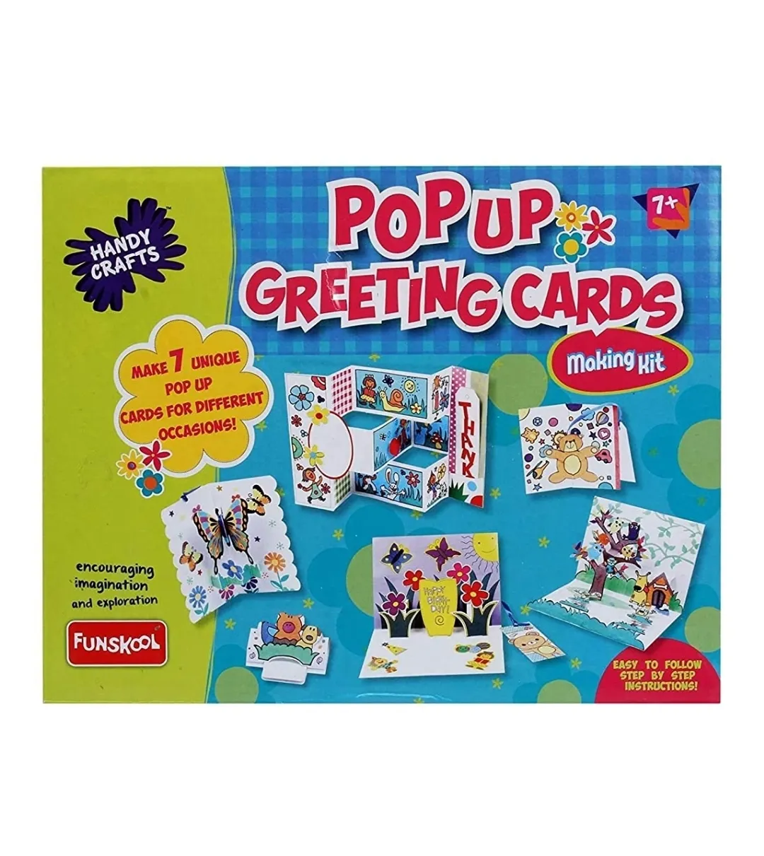 Funskool Handy Craft Pop Up Greeting Cards Multi Colour