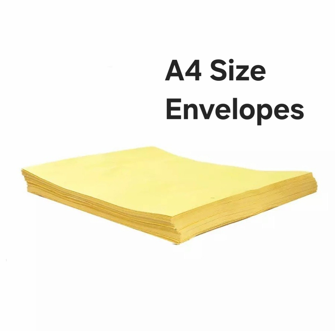 A4 Yellow Envelope Pack of 50