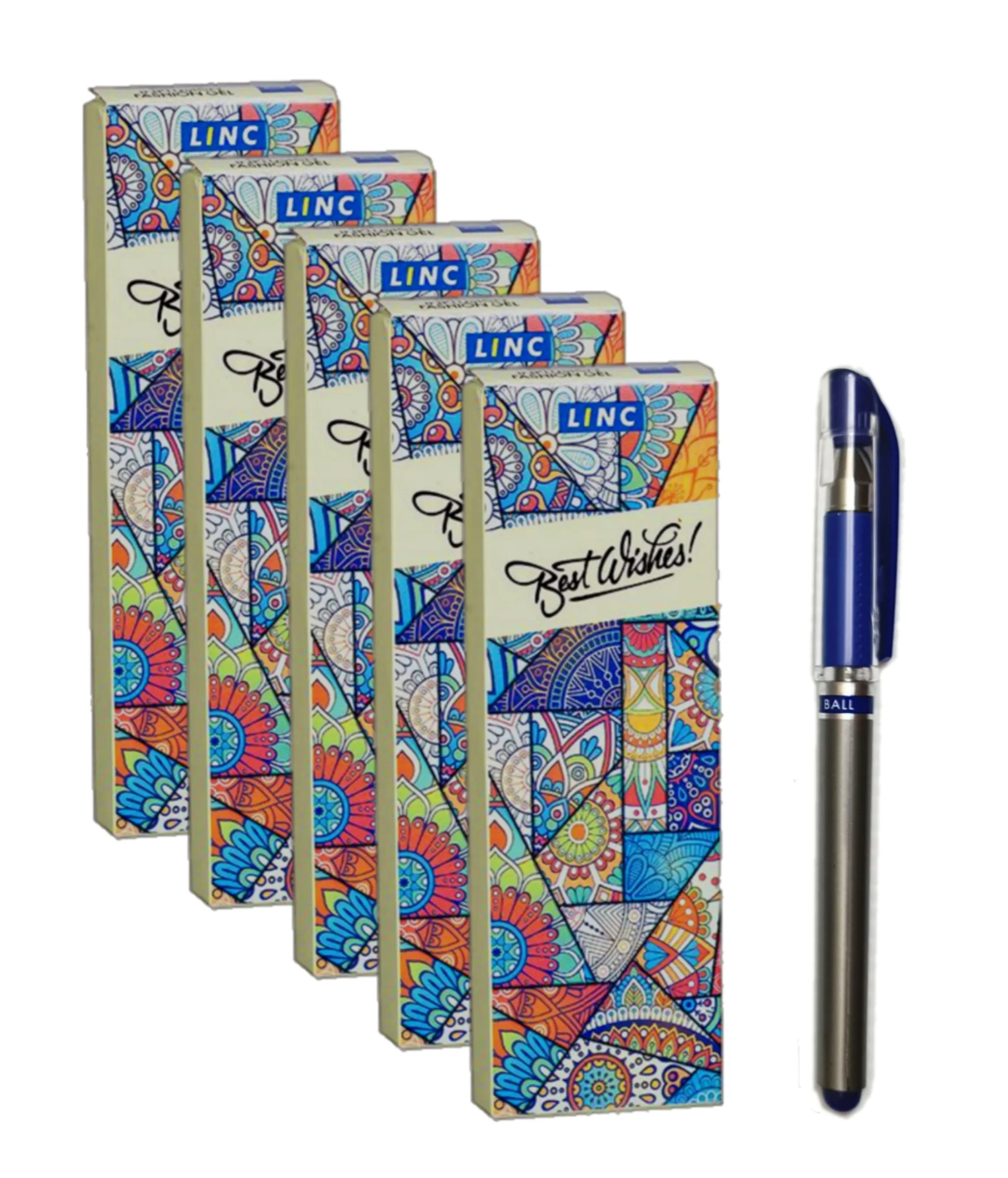 Linc Maxwell M2 Ball Pen 0.7 mm Blue Ball Point Pen Pack of 5 Pen