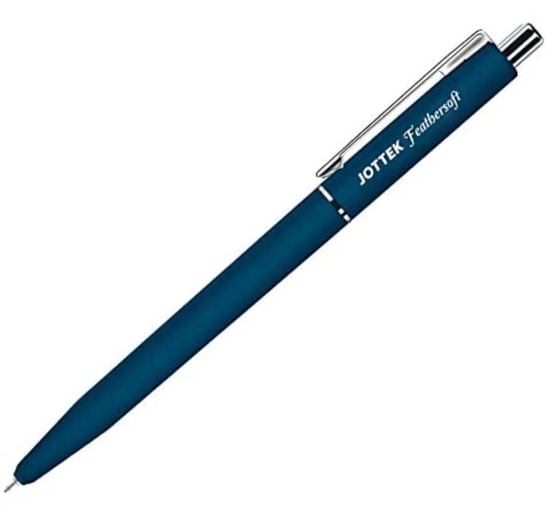 Rorito Jottek Feathersoft Retractable Blue Ball Pen | Set of 10