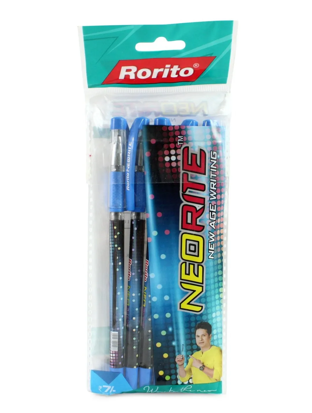 Rorito Neorite Ball Pen Blue (Pack of 5)