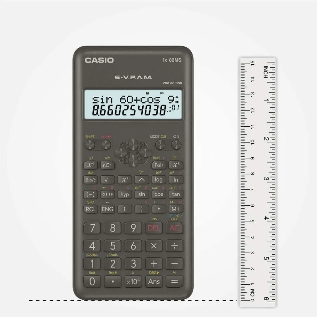 Casio FX-82MS 2nd Edition Non Programmable Scientific Calculator