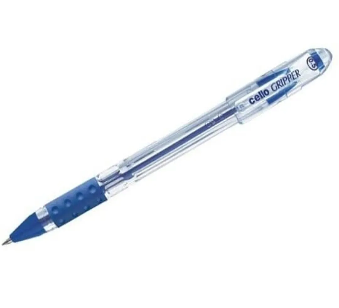 Cello Gripper Ball Point Pen Blue 1 Pack of 10 Pens