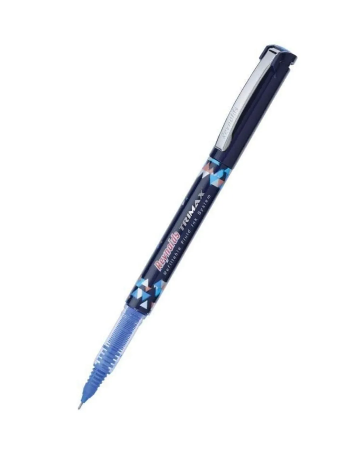 REYNOLDS Trimax Pen With Free Reynolds Glue Stick (Blue Ink) - Pack of 1
