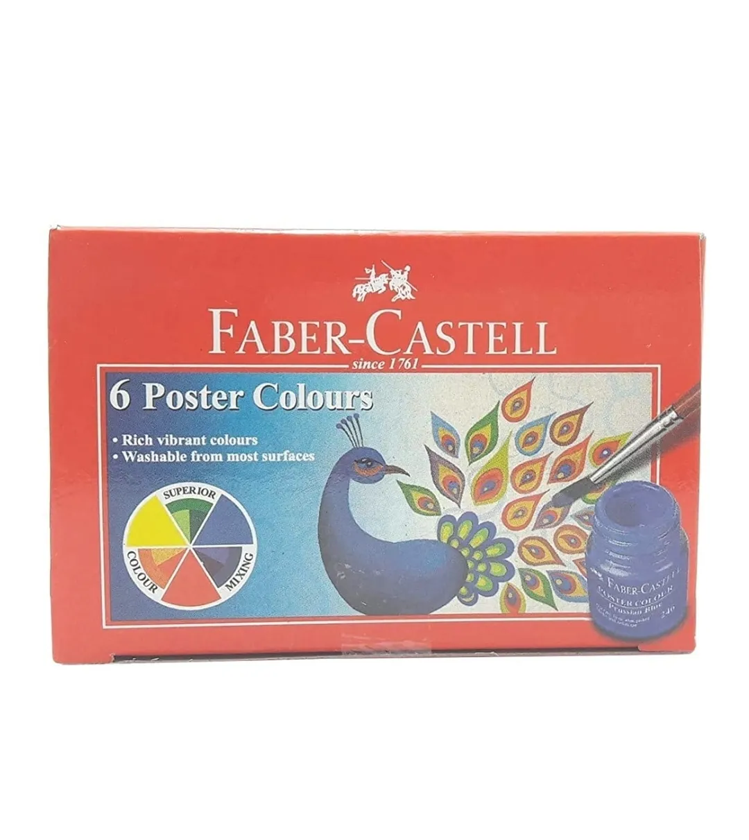 Faber Castell Poster Colours Set of 6 Shades