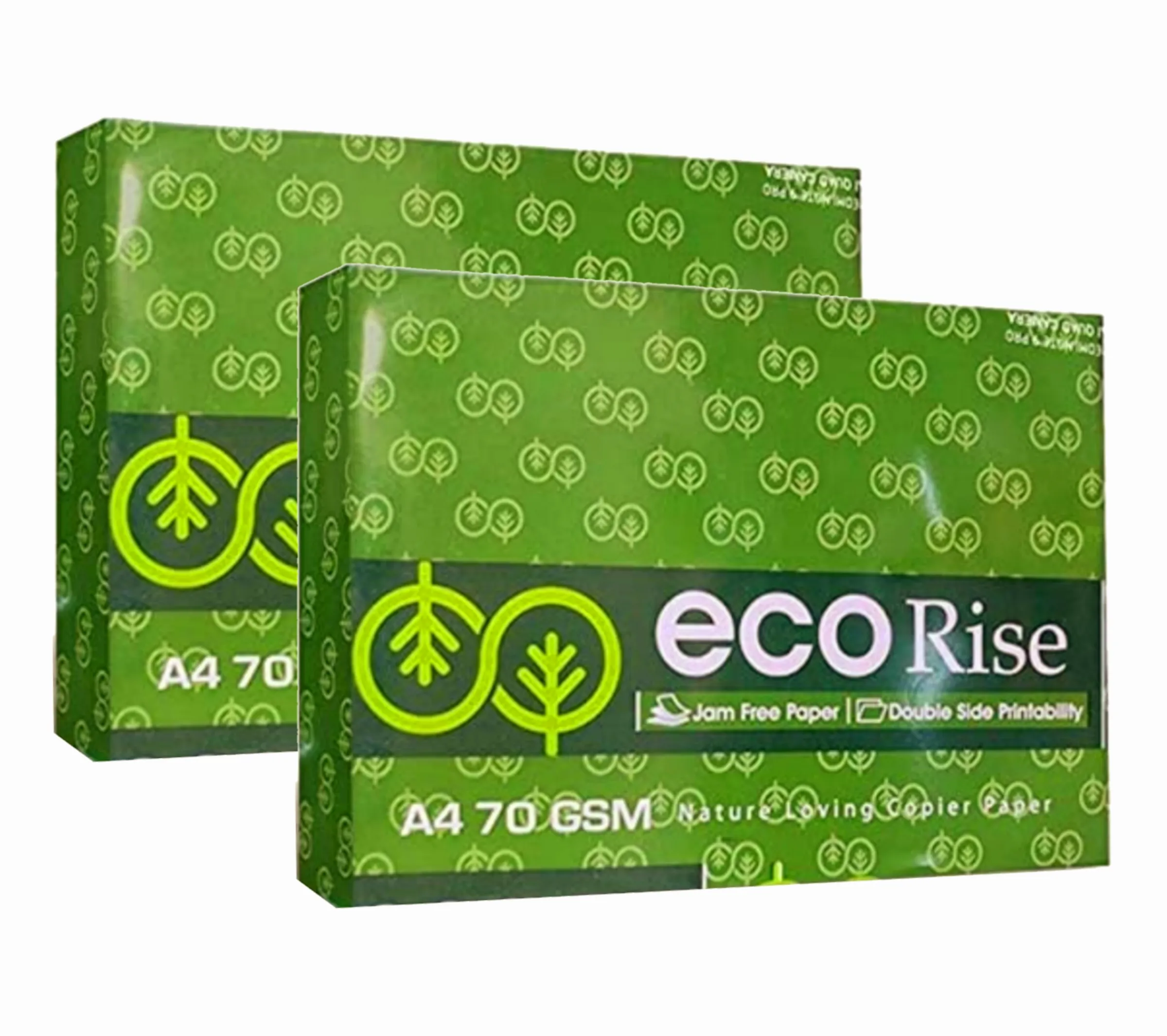 Eco Rise Printing Copy A4 Size JK Paper Eco Tree Friendly 70 GSM 500 Sheet Pack of 2