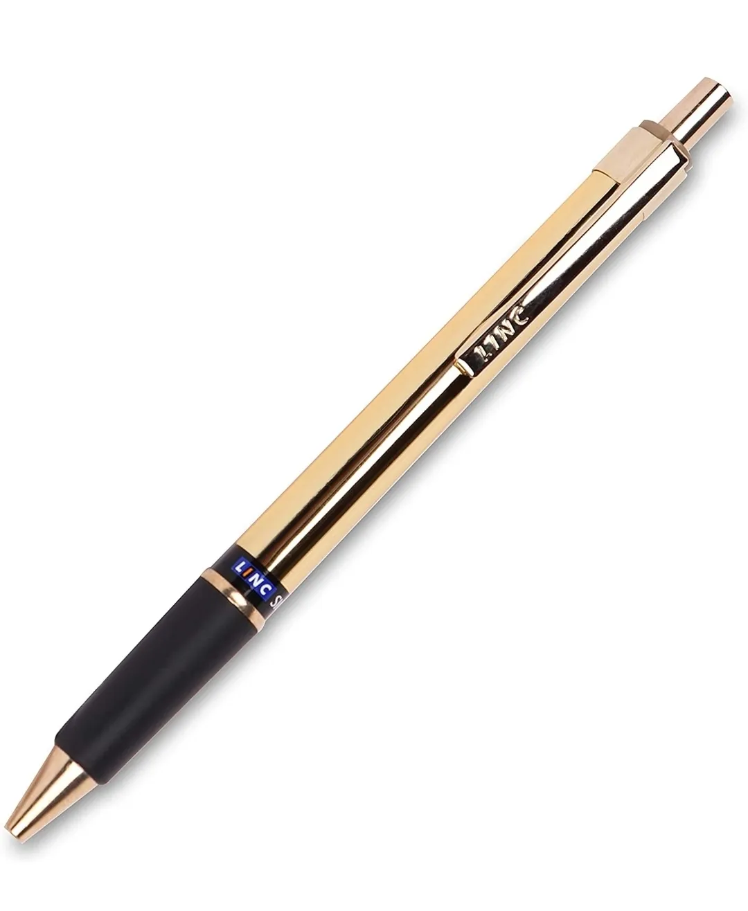 Linc Signetta Gold Ball Pen ,Blue Pen, 0.7 MM, Pack of 1 Pen