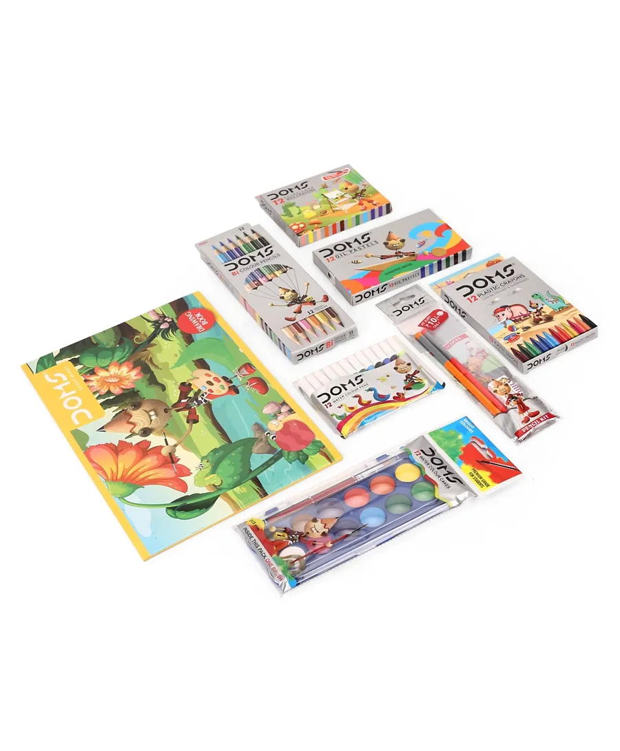Doms Painting Art and Craft Kit Pack of 8