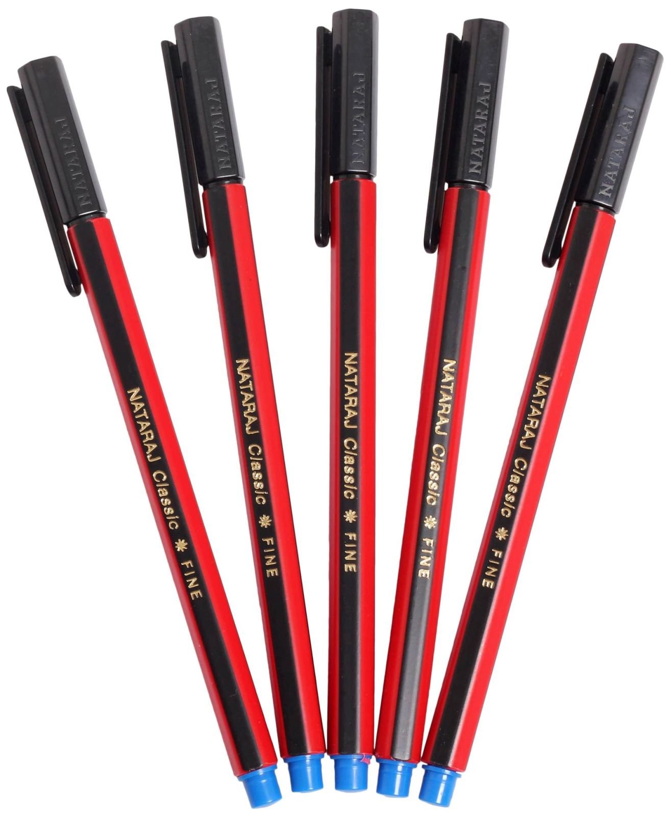 Natraj Use & Throw Pen Blue Colour Pack of 20