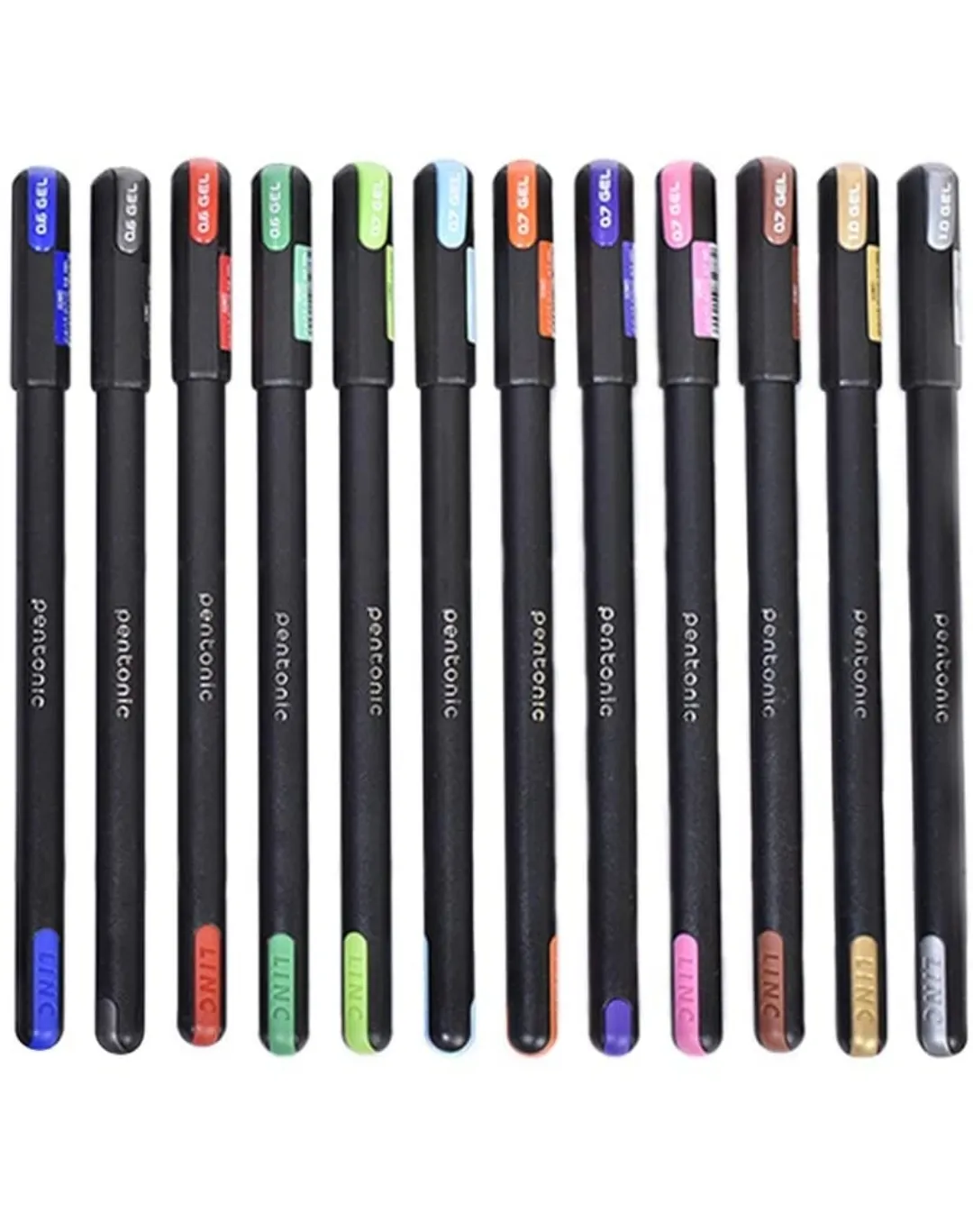 Linc Pentonic Multi Colour Gel Pen 1 Pack of 12 Pen