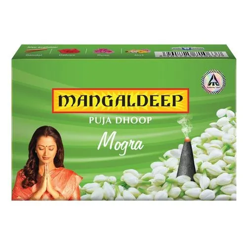 Mangaldeep Pooja Dhoop Mogra Fragrance, 20 Sticks,