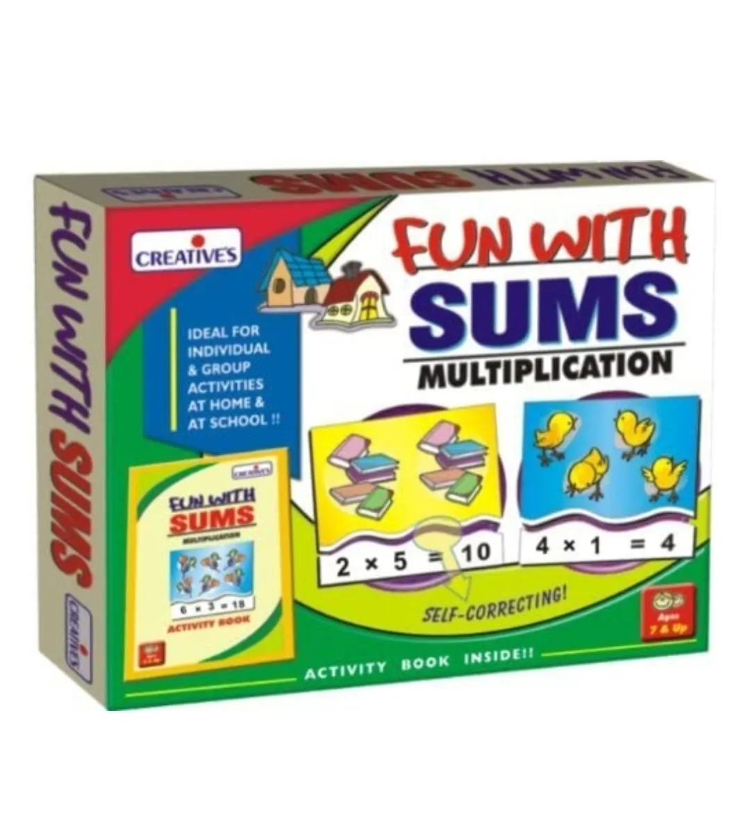 Creatives Fun With Sums Multiplication Puzzle With Activity Book
