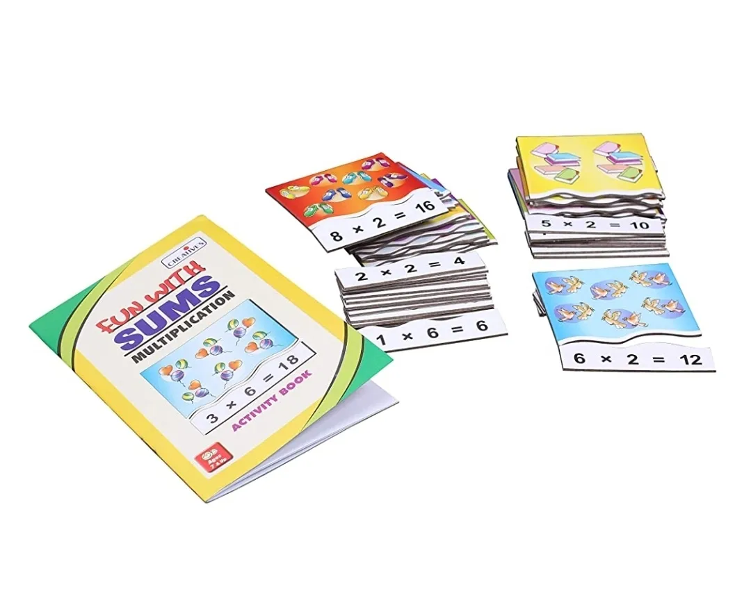 Creatives Fun With Sums Multiplication Puzzle With Activity Book