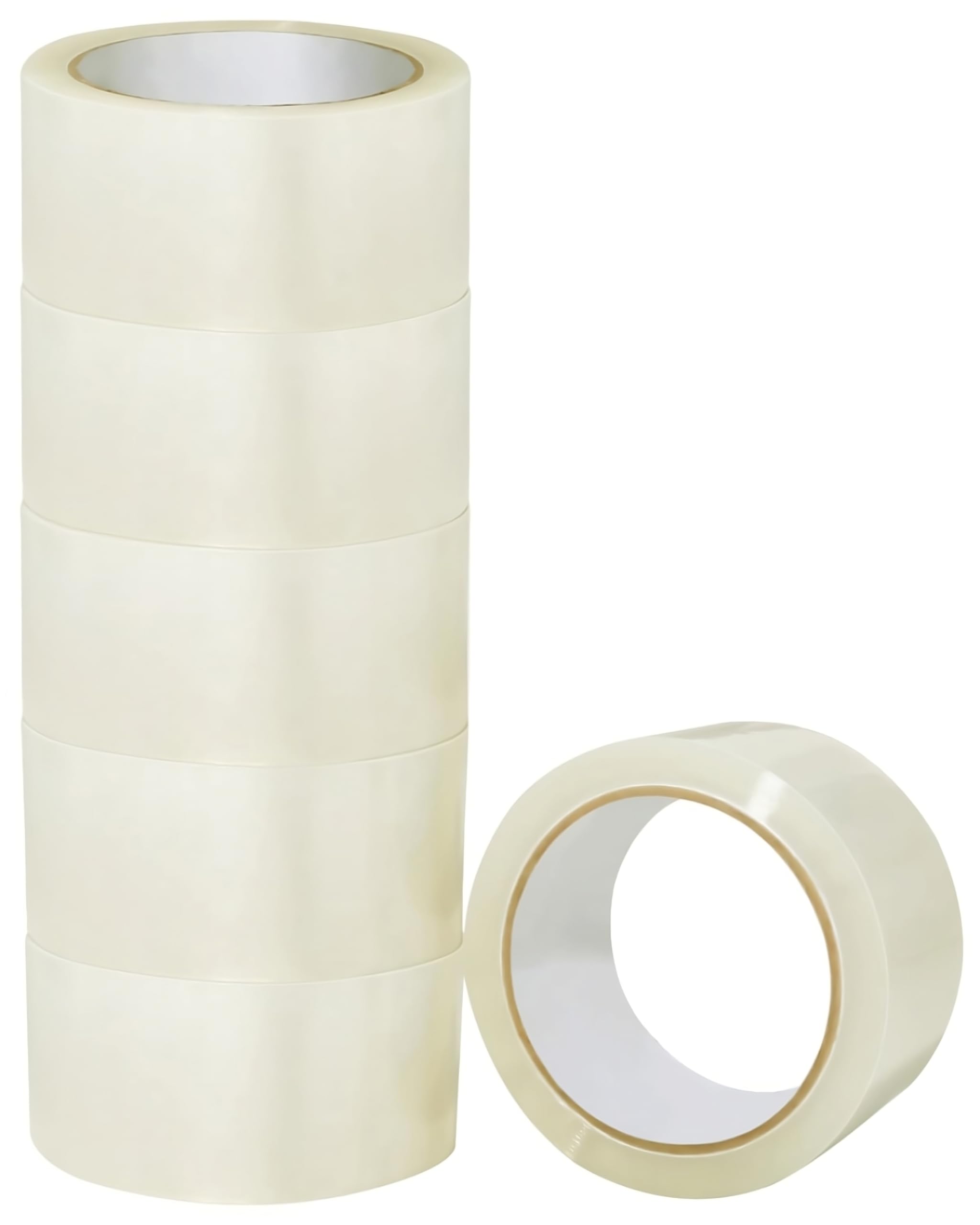 My Glue 30 Micron 48 mm/2 Inch Transparent Self Adhesive Tape, Premium Quality,1 Roll  Pack of 6