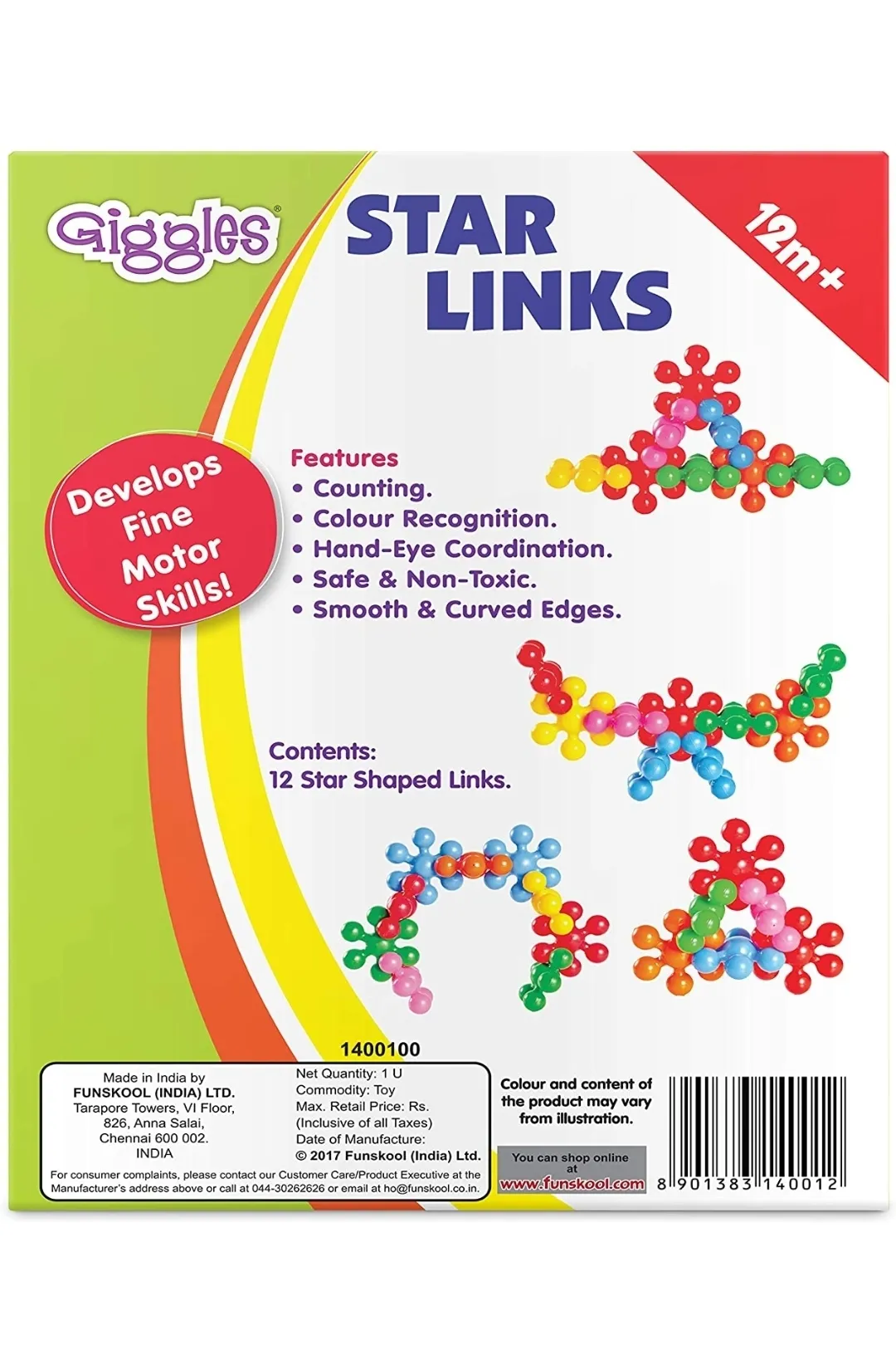 New Funskool Kiddy Star Link (Pack of 1 set)